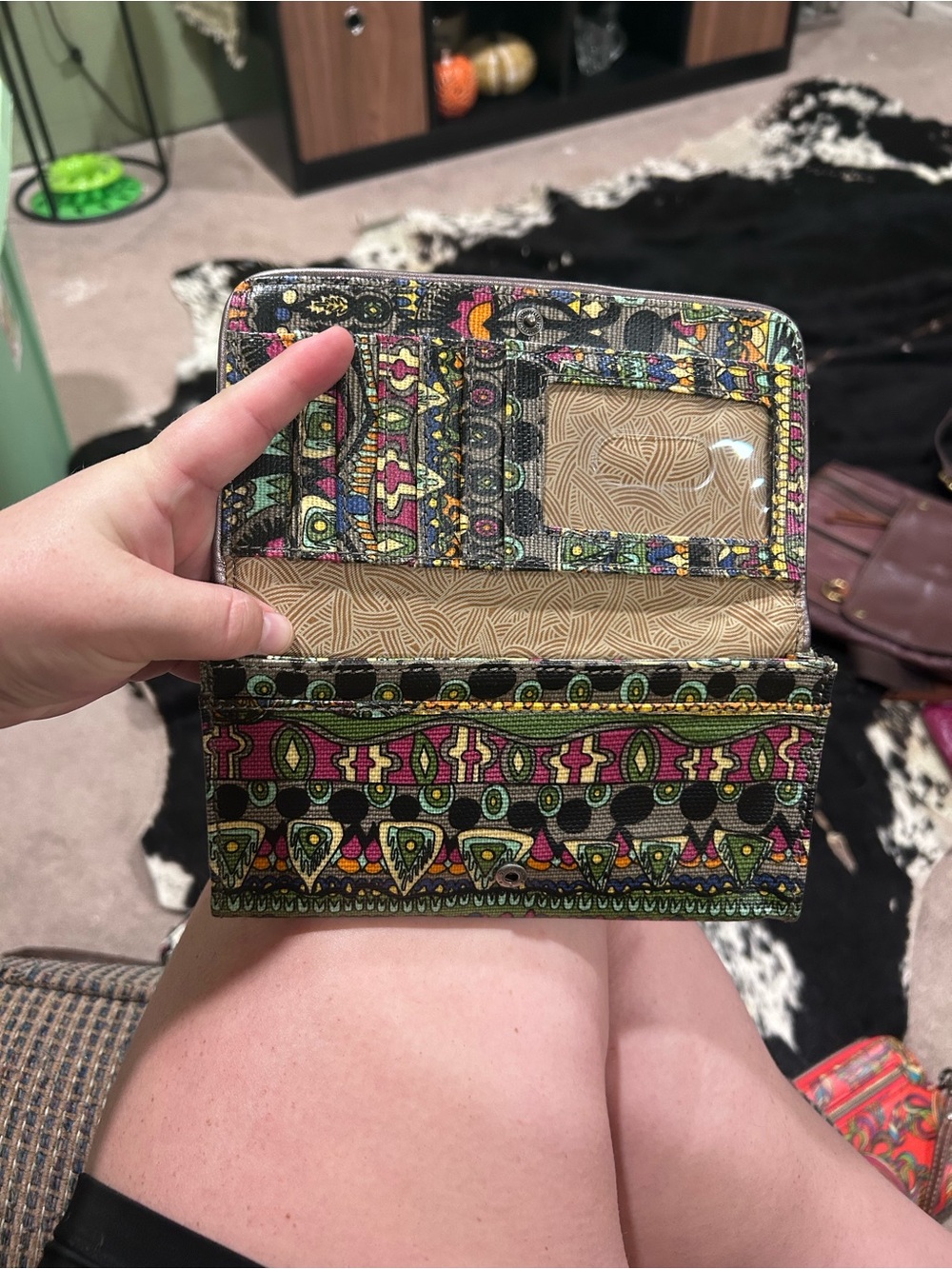 Sakroots Multicolor Embroidered Pattern Wallet - Picture 2 of 5